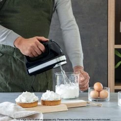 KitchenAid Artisan 9 Speed Hand Mixer 20.1 X 8.9 X 15.3cm Onyx Black -Breville Sales Store KAA 5KHM926AOB 4