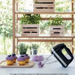 KitchenAid Artisan 9 Speed Hand Mixer 20.1 X 8.9 X 15.3cm Onyx Black -Breville Sales Store KAA 5KHM926AOB 5