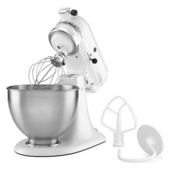 KitchenAid KSM45 Classic Stand Mixer White 7 KitchenAid KSM45 Classic Stand Mixer White -Breville Sales Store KAA 5KSM45AWH 3