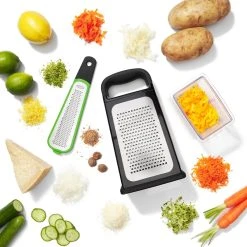 OXO Good Grips Etched Box Grater With Measuring Cup & Removable Zester -Breville Sales Store KHA 11231700 4