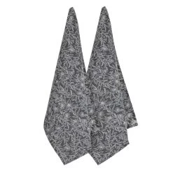 Ladelle Eco Wildflower Set Of 2 Kitchen Towels Sage