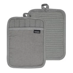 Ladelle Lennox Set Of 2 Pot Holders Gum