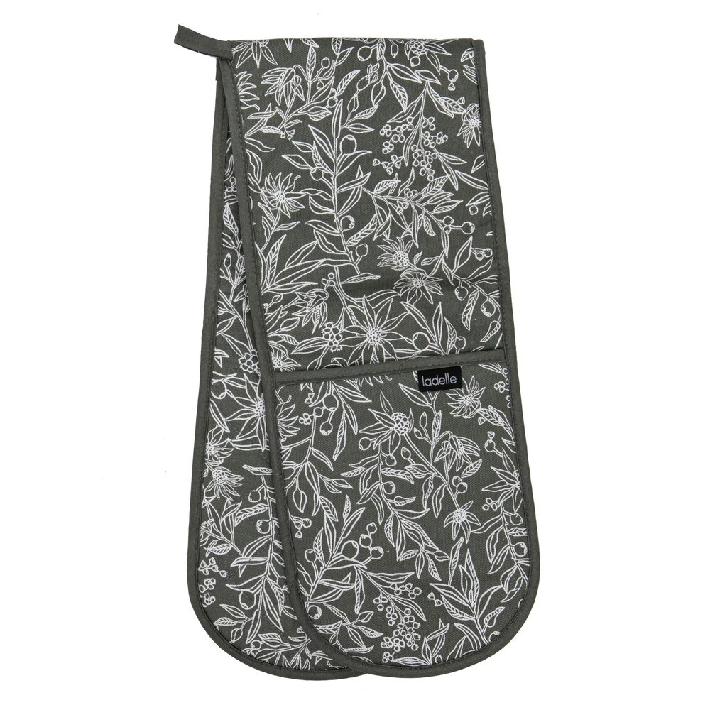 Ladelle Eco Wildflower Set Of 2 Oven Mitts Sage 1 Ladelle Eco Wildflower Set Of 2 Oven Mitts Sage