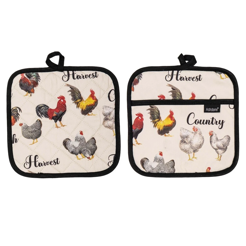 Ashdene Heartland Set Of 2 Oven Mitts 1 Ashdene Heartland Set Of 2 Oven Mitts