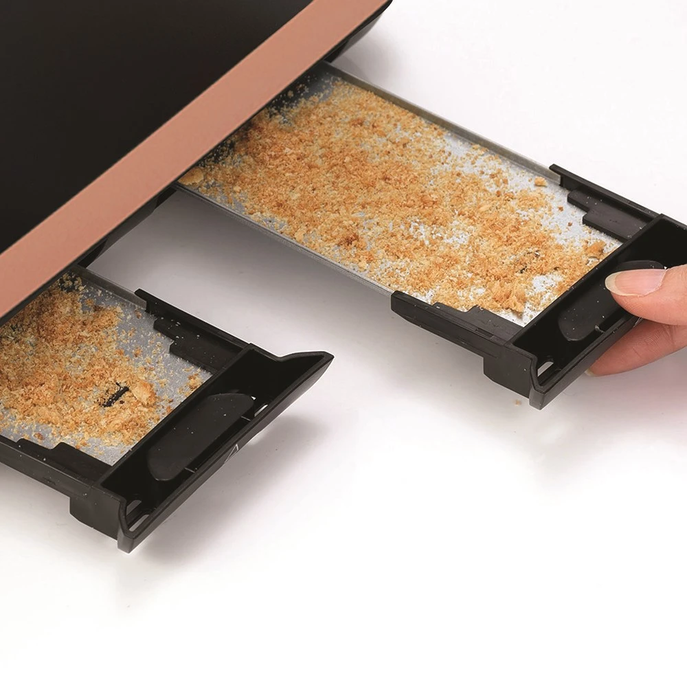 Morphy Richards Ascend Rose Gold 4 Slice Toaster Matte Black 2 Morphy Richards Ascend Rose Gold 4 Slice Toaster Matte Black - Image 2