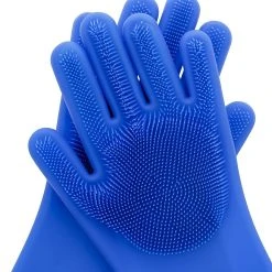 Scruba-Dub Antibacterial Silicone Cleaning Gloves Cobalt Blue -Breville Sales Store PCP 1032182 3