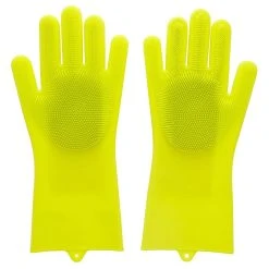 Scruba-Dub Antibacterial Silicone Cleaning Gloves Lime Green -Breville Sales Store PCP 1032183 4