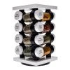 Baccarat Spice Market Aroma 16 Jar Rotating Spice Rack White