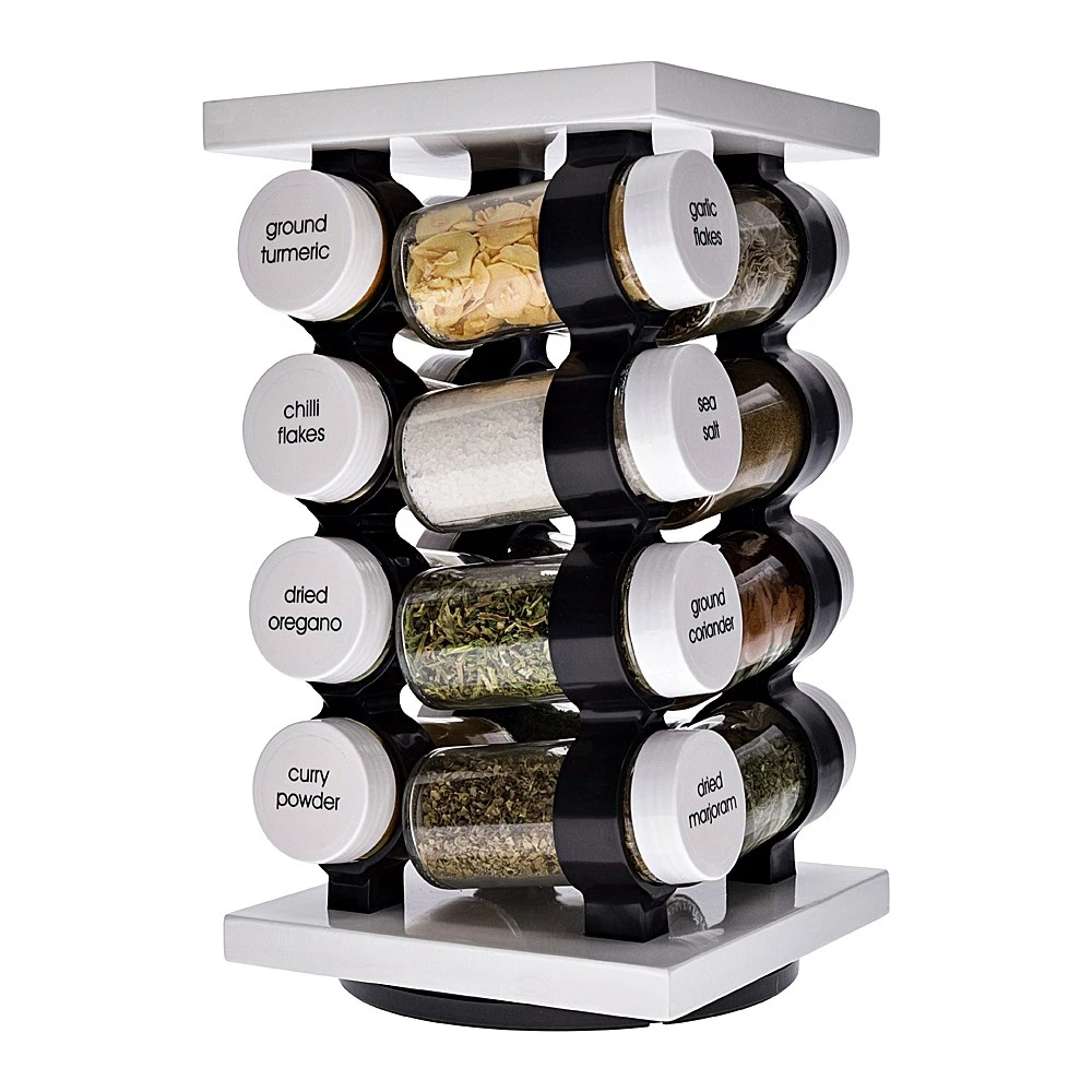 Baccarat Spice Market Aroma 16 Jar Rotating Spice Rack White 2 Baccarat Spice Market Aroma 16 Jar Rotating Spice Rack White - Image 2