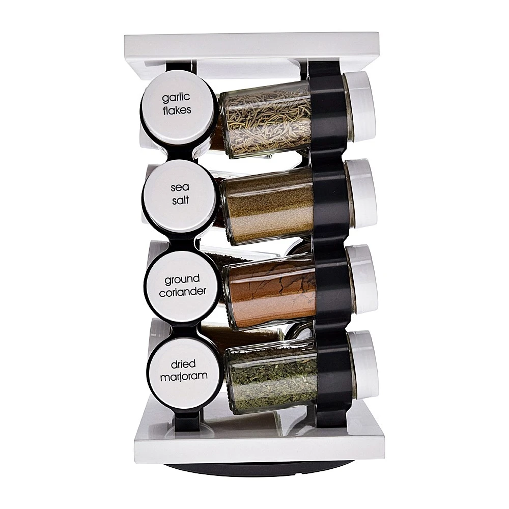 Baccarat Spice Market Aroma 16 Jar Rotating Spice Rack White 3 Baccarat Spice Market Aroma 16 Jar Rotating Spice Rack White - Image 3