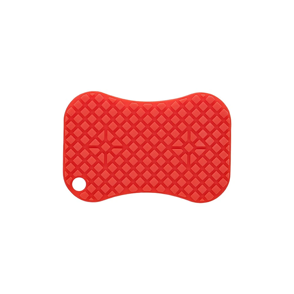 Scruba-Dub Tuff Eco Friendly Silicone Dish Scrub Ruby Red 2 Scruba-Dub Tuff Eco Friendly Silicone Dish Scrub Ruby Red - Image 2