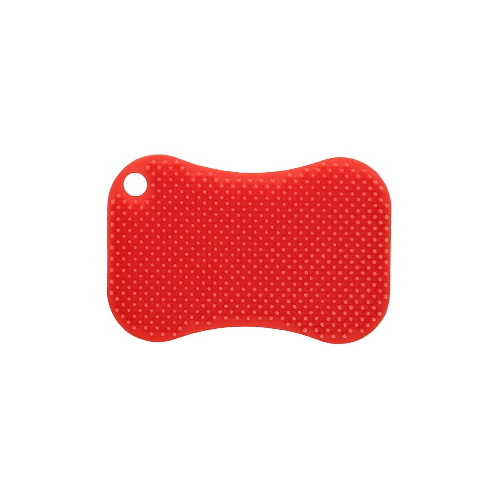 Scruba-Dub Tuff Eco Friendly Silicone Dish Scrub Ruby Red 3 Scruba-Dub Tuff Eco Friendly Silicone Dish Scrub Ruby Red - Image 3