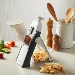 Baccarat Prepare Stand Up Mandoline Slicer 35.5cm X 15cm X 13cm White & Grey -Breville Sales Store PCP 1033070 8
