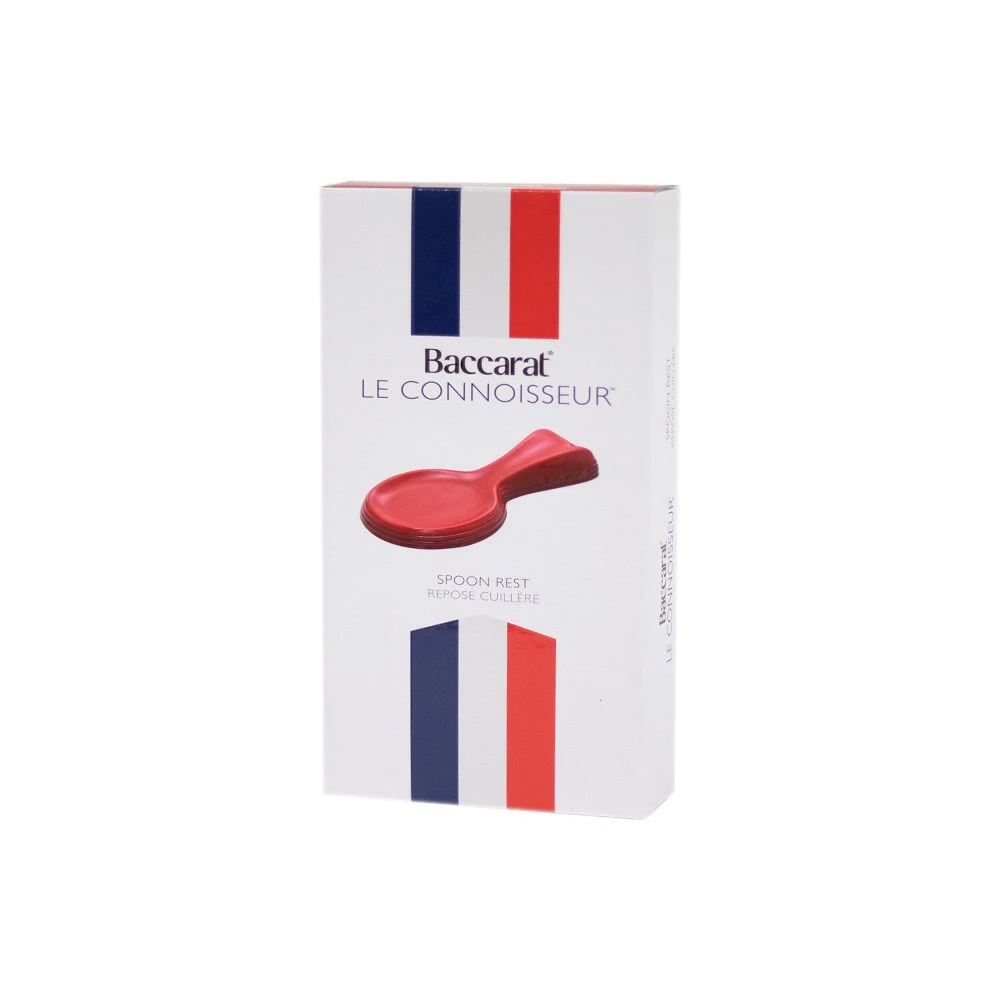 Baccarat Le Connoisseur Dolomite Spoon Rest 25cm Red 3 Baccarat Le Connoisseur Dolomite Spoon Rest 25cm Red - Image 3