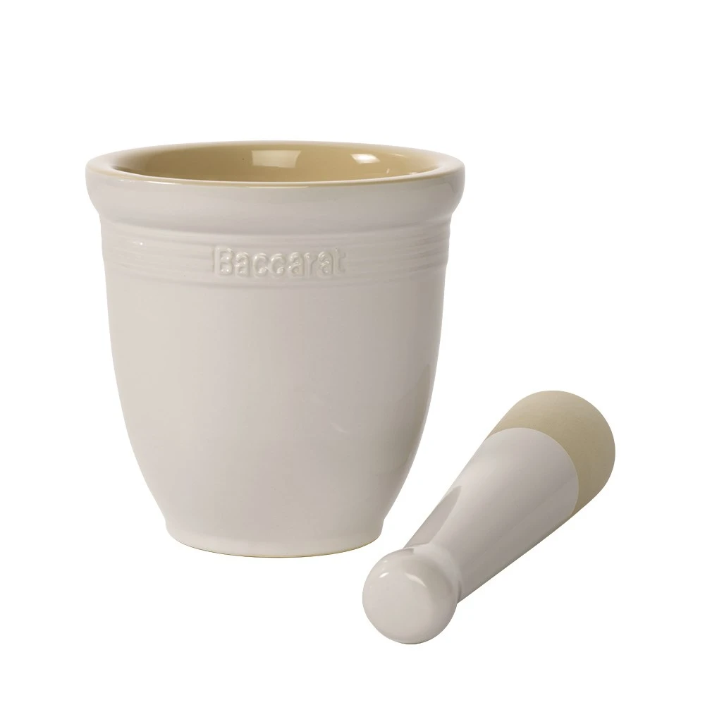Baccarat Le Connoisseur Mortar & Pestle White 2 Baccarat Le Connoisseur Mortar & Pestle White - Image 2