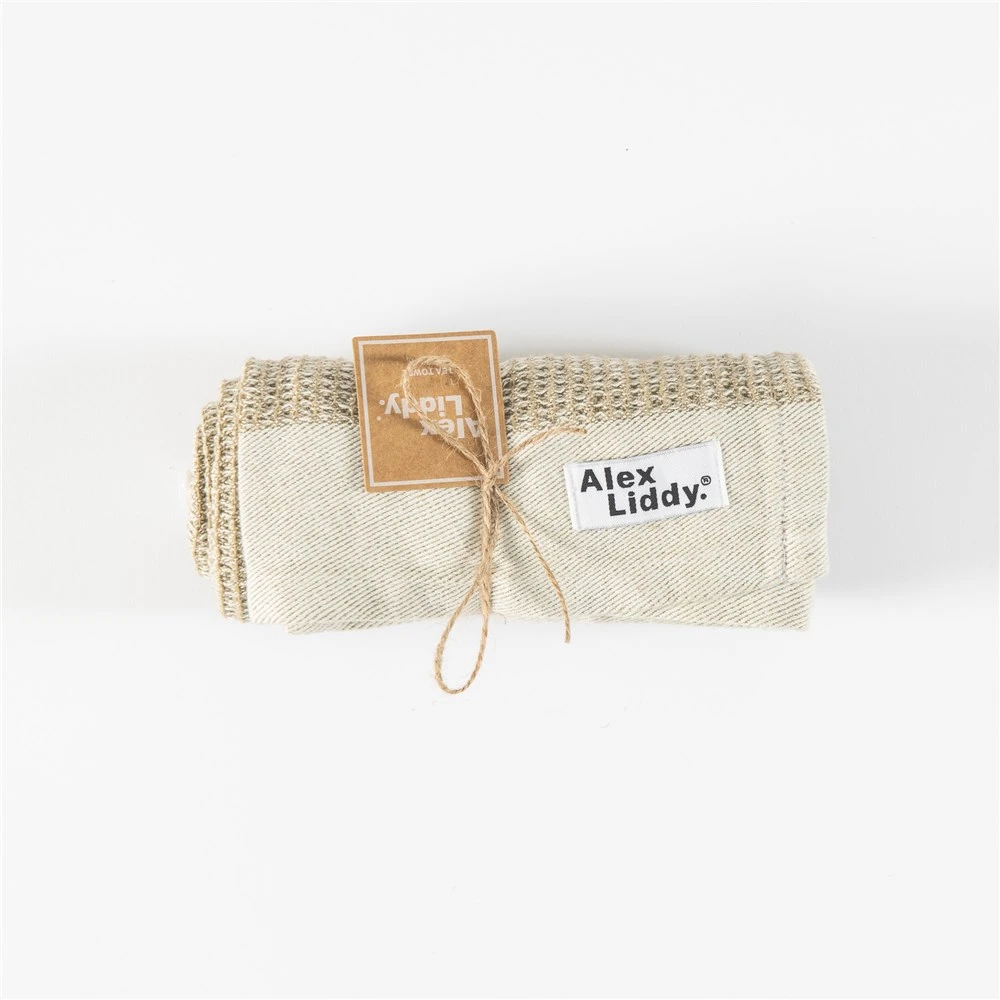 Alex Liddy Woven Tea Towel Natural 2 Alex Liddy Woven Tea Towel Natural - Image 2