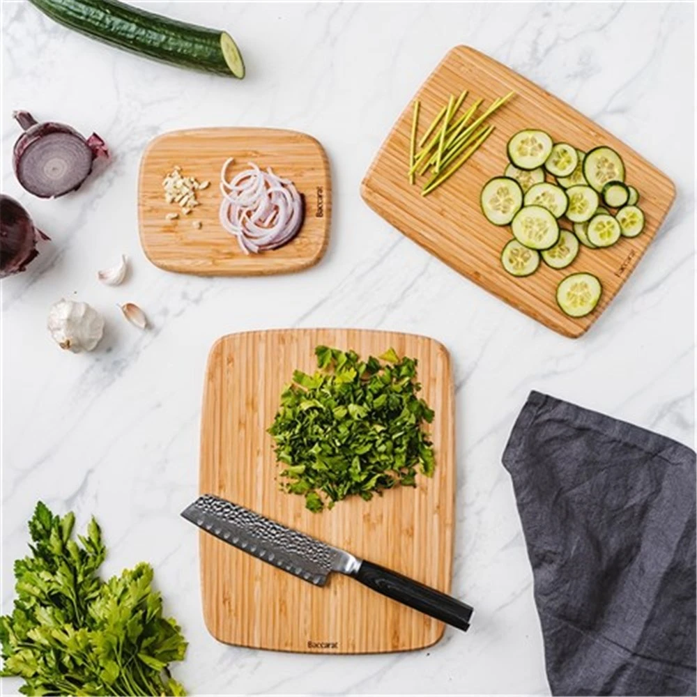 Baccarat Dishwasher Safe Bamboo Cutting Board 3 Piece Set 2 Baccarat Dishwasher Safe Bamboo Cutting Board 3 Piece Set - Image 2
