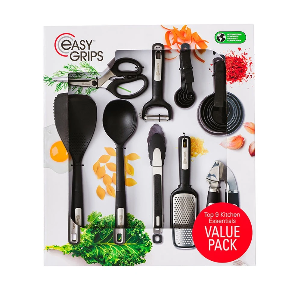 Easy Grips 9 Piece Utensil Set 2 Easy Grips 9 Piece Utensil Set - Image 2
