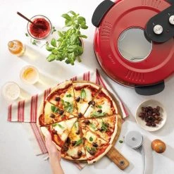 Baccarat The Gourmet Slice XL Pizza Oven Red -Breville Sales Store PCP 1039318 5