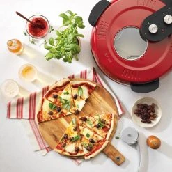 Baccarat The Gourmet Slice XL Pizza Oven Red -Breville Sales Store PCP 1039318 6