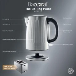 Baccarat The Boiling Point Kettle Silver 12 Baccarat The Boiling Point Kettle Silver -Breville Sales Store PCP 1039350 3