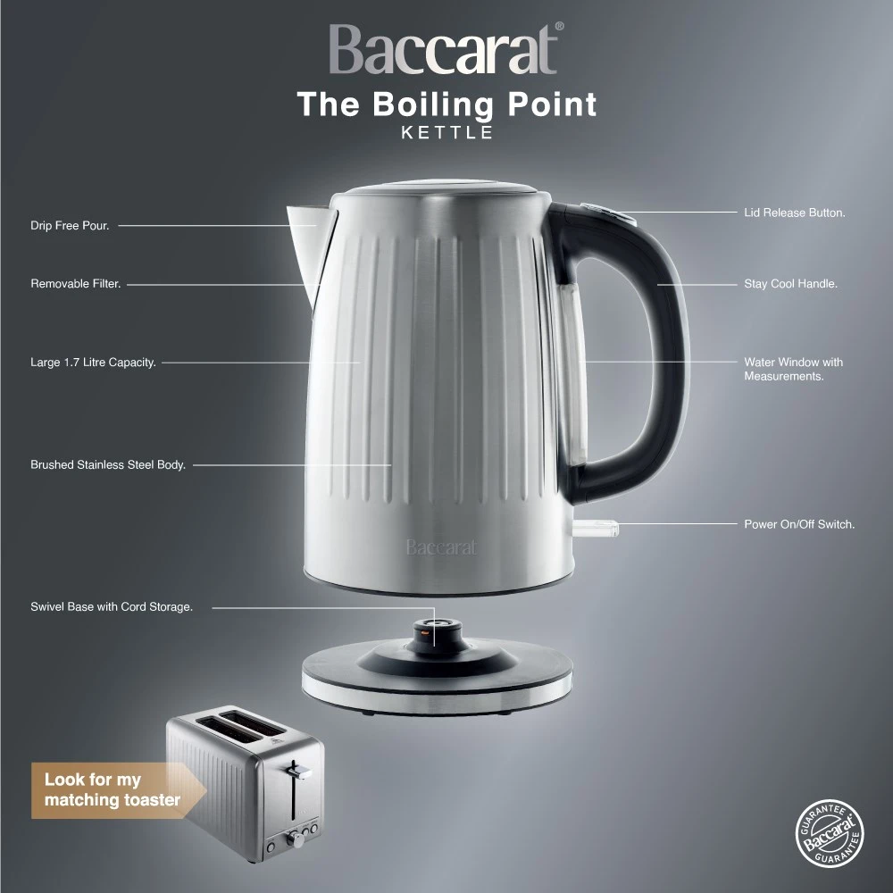 Baccarat The Boiling Point Kettle Silver 3 Baccarat The Boiling Point Kettle Silver - Image 3