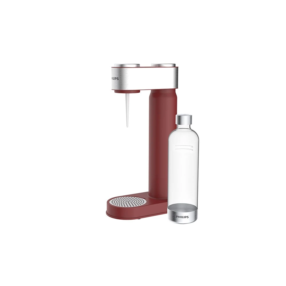 Philips GoZero Soda Maker With 1L Bottle Red 2 Philips GoZero Soda Maker With 1L Bottle Red - Image 2