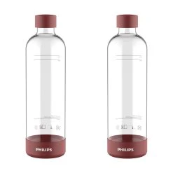 Breville Sales Store 23 Philips Pack Of 2 Carbonating Bottle 1L Red