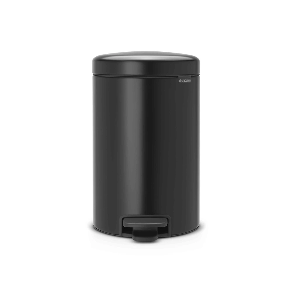Brabantia NewICON 12L Pedal Bin Matt Black 1 Brabantia NewICON 12L Pedal Bin Matt Black
