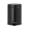 Brabantia NewICON Pedal Bin 5L Matt Black