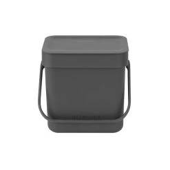Brabantia Sort & Go Waste Bin 3L Grey