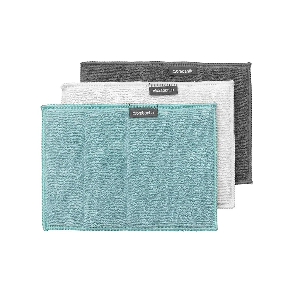 Brabantia Microfibre Set Of 3 Cleaning Pads 1 Brabantia Microfibre Set Of 3 Cleaning Pads