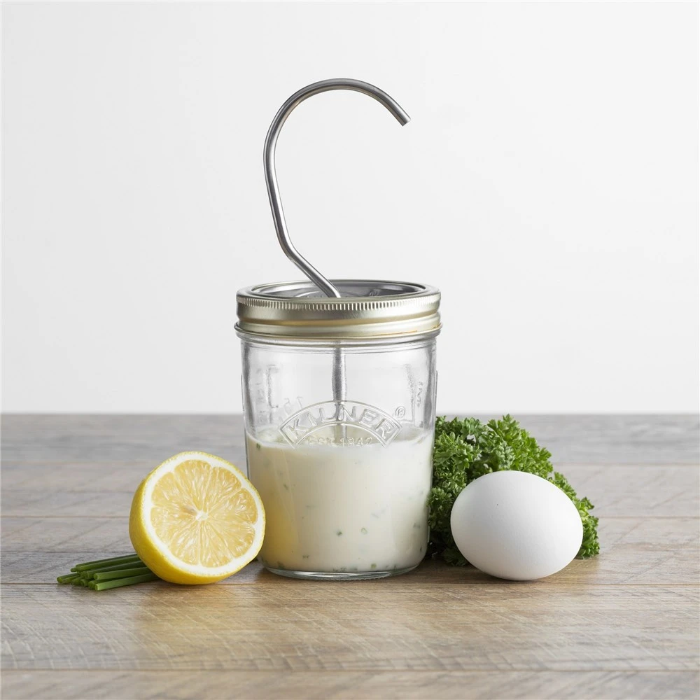 Kilner Mayonnaise & Sauce Jar Set 350ml 2 Kilner Mayonnaise & Sauce Jar Set 350ml - Image 2