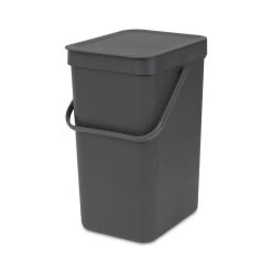 Brabantia Sort & Go Waste Bin 12L Grey