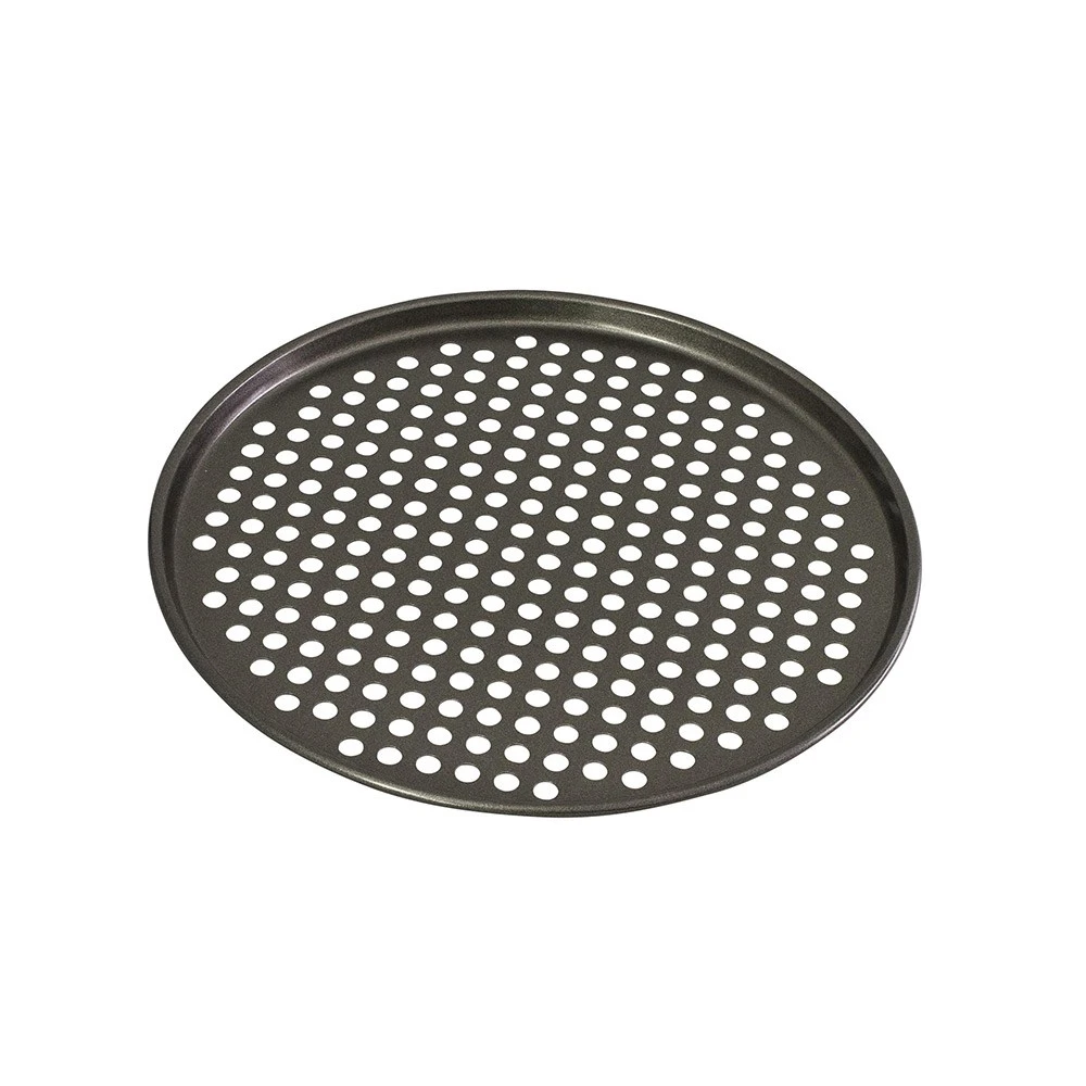 Bakemaster Classic Round Non-Stick Pizza Crisper Tray 32cm 1 Bakemaster Classic Round Non-Stick Pizza Crisper Tray 32cm