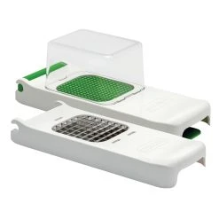 Alligator 2 In 1 Chopper Set With Collector White & Green